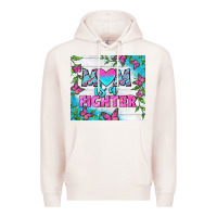 Pale Pink Mom Is A Fighter Tumbler Premium Hoodie - BundleAndBundleShop