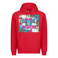 Red Mom Is A Fighter Tumbler Premium Hoodie - BundleAndBundleShop