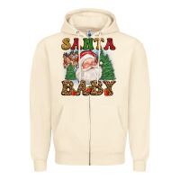 Sandshell santa baby Zipper Hoodie - FaDigitalArtStudio