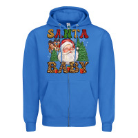 True Royal santa baby Zipper Hoodie - FaDigitalArtStudio