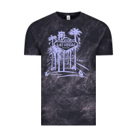Cloud Black las vegas strip retro famous sign nevada traveler souvenir t shirt Vintage Tee - baoMotion