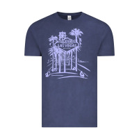 Vintage Denim las vegas strip retro famous sign nevada traveler souvenir t shirt Vintage Tee - baoMotion