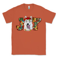 Copper white shepherd christmas joy Classic Tee - RanaPortraitStore