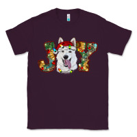 Plum white shepherd christmas joy Classic Tee - RanaPortraitStore