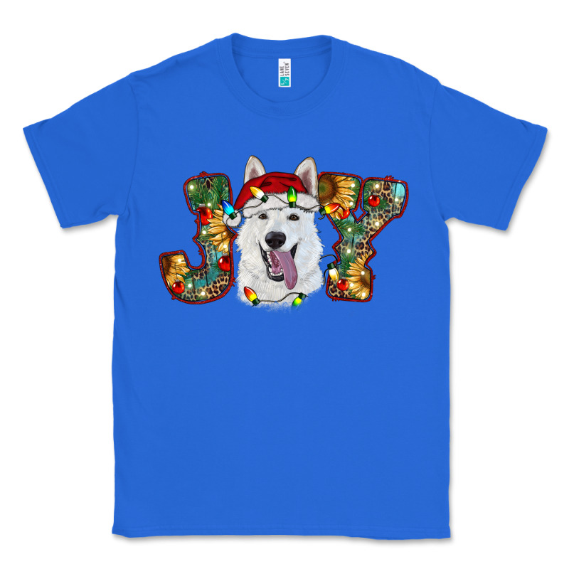 White Shepherd Christmas Joy Classic Tee by RanaPortraitStore | Teevron