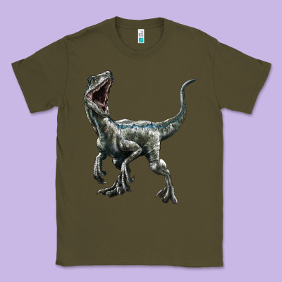 Velociraptor Classic Tee Designed By Lillyallendesigns