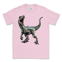 Bubblegum Pink Velociraptor Classic Tee - LillyAllenDesigns