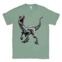 Sage Velociraptor Classic Tee - LillyAllenDesigns