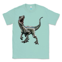 Seafoam Velociraptor Classic Tee - LillyAllenDesigns