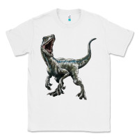 White Velociraptor Classic Tee - LillyAllenDesigns