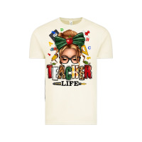 Vintage Arctic teacher life blonde caucassian messy bun Vintage Tee - texasbilliewilder