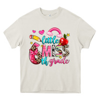 Cream little miss sixth grade Heavy Core Tee - NancyCooperArtShop