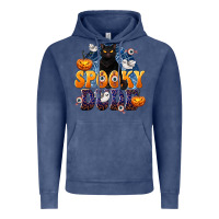 Vintage Denim Spooky Dude Vintage Hoodie - texasbilliewilder