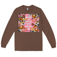 Chestnut life is what you bake it with cowhide Long Sleeve Tee - TumblerDesignByShophia