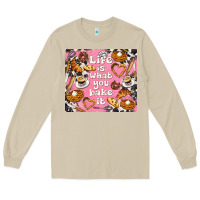 Mushroom life is what you bake it with cowhide Long Sleeve Tee - TumblerDesignByShophia