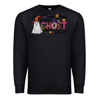 Black ghost Premium Sweatshirt - CowhideDigitalArt
