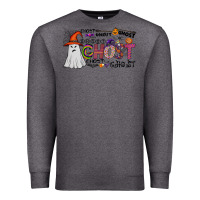 Charcoal Heather ghost Premium Sweatshirt - CowhideDigitalArt