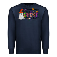 Navy ghost Premium Sweatshirt - CowhideDigitalArt
