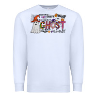 White ghost Premium Sweatshirt - CowhideDigitalArt