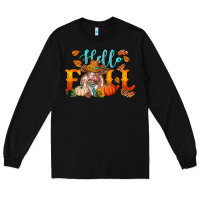 Black hello fall heifer cow Long Sleeve Tee - RanaPortraitStore
