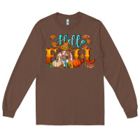 Chestnut hello fall heifer cow Long Sleeve Tee - RanaPortraitStore