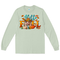 Matcha hello fall heifer cow Long Sleeve Tee - RanaPortraitStore