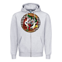 Heather Grey Cowgirl Boots Zipper Hoodie - FaDigitalArtStudio