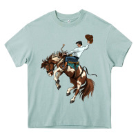 Arona american paint horse rodeo cowboy Heavy Core Tee - MaliasSmallBusiness