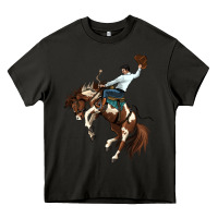 Asphalt american paint horse rodeo cowboy Heavy Core Tee - MaliasSmallBusiness