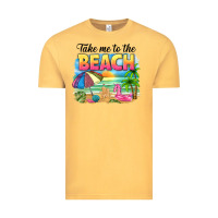 Vintage Mustard take me to the beach Vintage Tee - NancyCooperArtShop