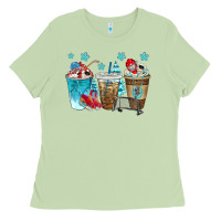 Matcha hockey coffee cups bbs Ladies Tee - BundleAndBundleShop