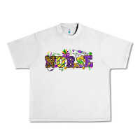 Lunar Rock Mardi Gras Day Nurse Urban Heavy Tee - NancyCooperArtShop