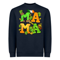 Navy St. Patrick's Day mama Heavyweight Sweatshirt - OliviaCreatesArt
