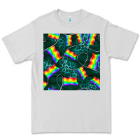 Dove Grey Pride lgbtq flags with leopard seamless pattern Premium Tee - BundleAndBundleShop