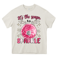 Cream it's the season to sparkle Heavy Core Tee - MaliasSmallBusiness