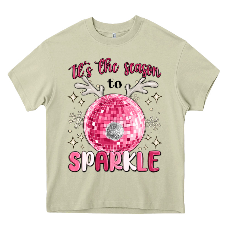 It's The Season To Sparkle Heavy Core Tee by MaliasSmallBusiness | Teevron