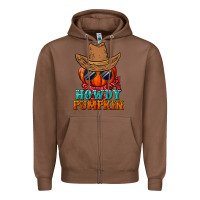 Chestnut howdy pumpkin Zipper Hoodie - BundleAndBundleShop