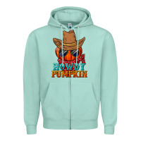 Seafoam howdy pumpkin Zipper Hoodie - BundleAndBundleShop