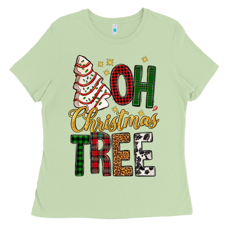 Oh Christmas Tree Bbs Ladies Tee by BundleAndBundleShop | Teevron