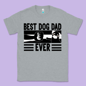 Best Dog Dad Ever Classic Tee Designed By Bettercallsaul