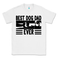 White Best dog dad ever Classic Tee - Bettercallsaul