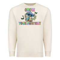 Sandshell grow your own way Premium Sweatshirt - CowhideDigitalArt