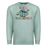 Seafoam grow your own way Premium Sweatshirt - CowhideDigitalArt