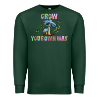 Sports Green grow your own way Premium Sweatshirt - CowhideDigitalArt