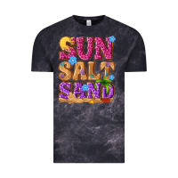 Cloud Black sun salt sand summer Vintage Tee - NancyCooperArtShop