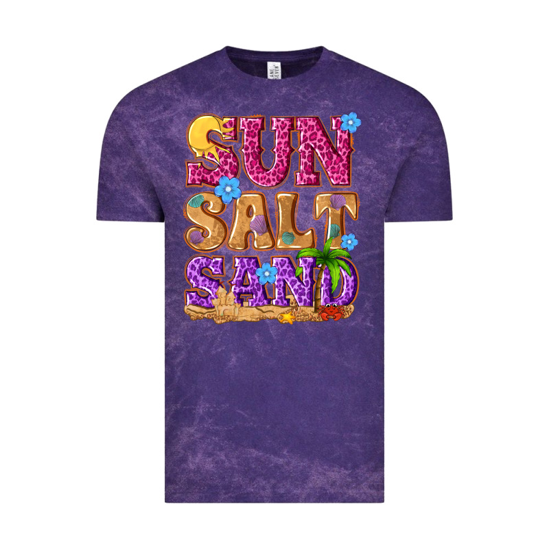 Sun Salt Sand Summer Vintage Tee by NancyCooperArtShop | Teevron