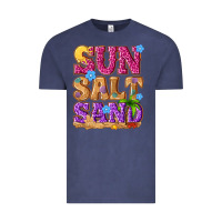Vintage Denim sun salt sand summer Vintage Tee - NancyCooperArtShop