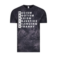 Cloud Black resist   political resistance Vintage Tee - baoMotion