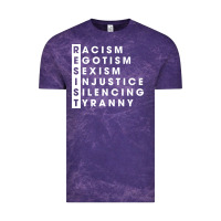 Cloud Purple resist   political resistance Vintage Tee - baoMotion