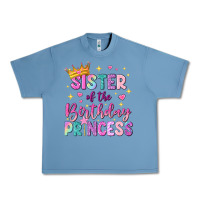 Pebble Blue sister of the birthday princess Urban Heavy Tee - NancyCooperArtShop